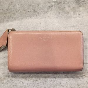 Louis Vuitton Women's Pink Leather Long Portefeuille Wallet